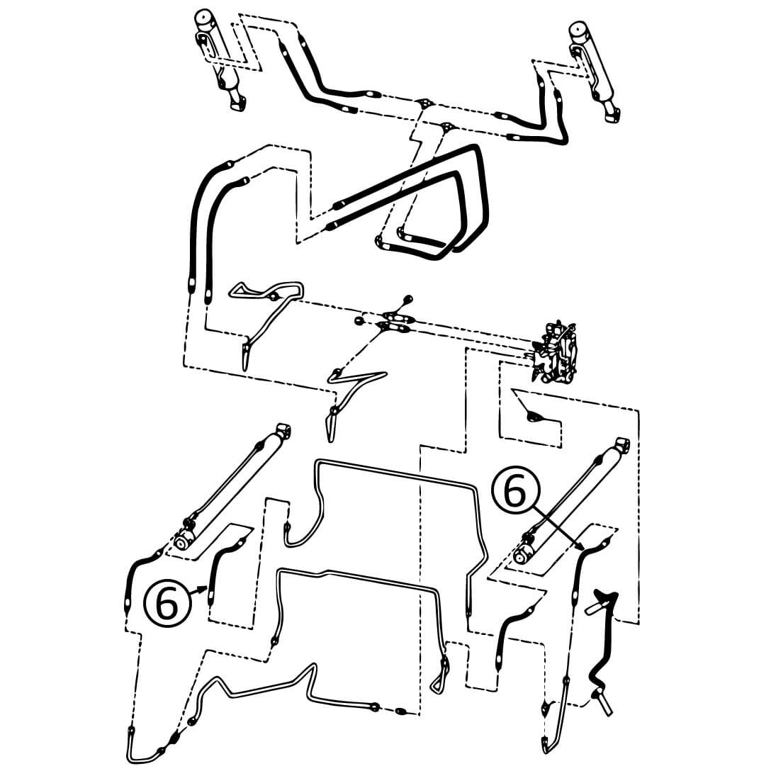 Bobcat T250 Loader Lift Bore End Hose | HW Part Store