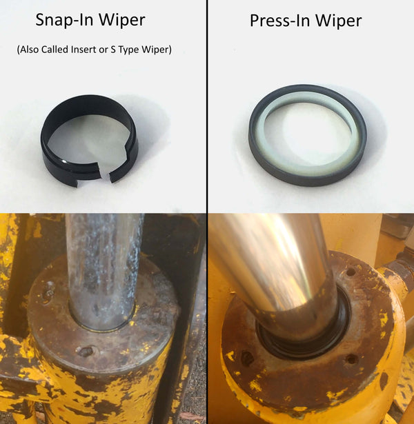 Case Cylinder Wipers: Snap-In vs. Press-In