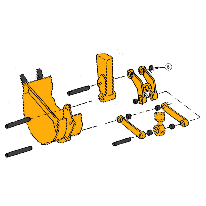 John Deere 410C & 410D Backhoe Bucket Parts | HW Part Store