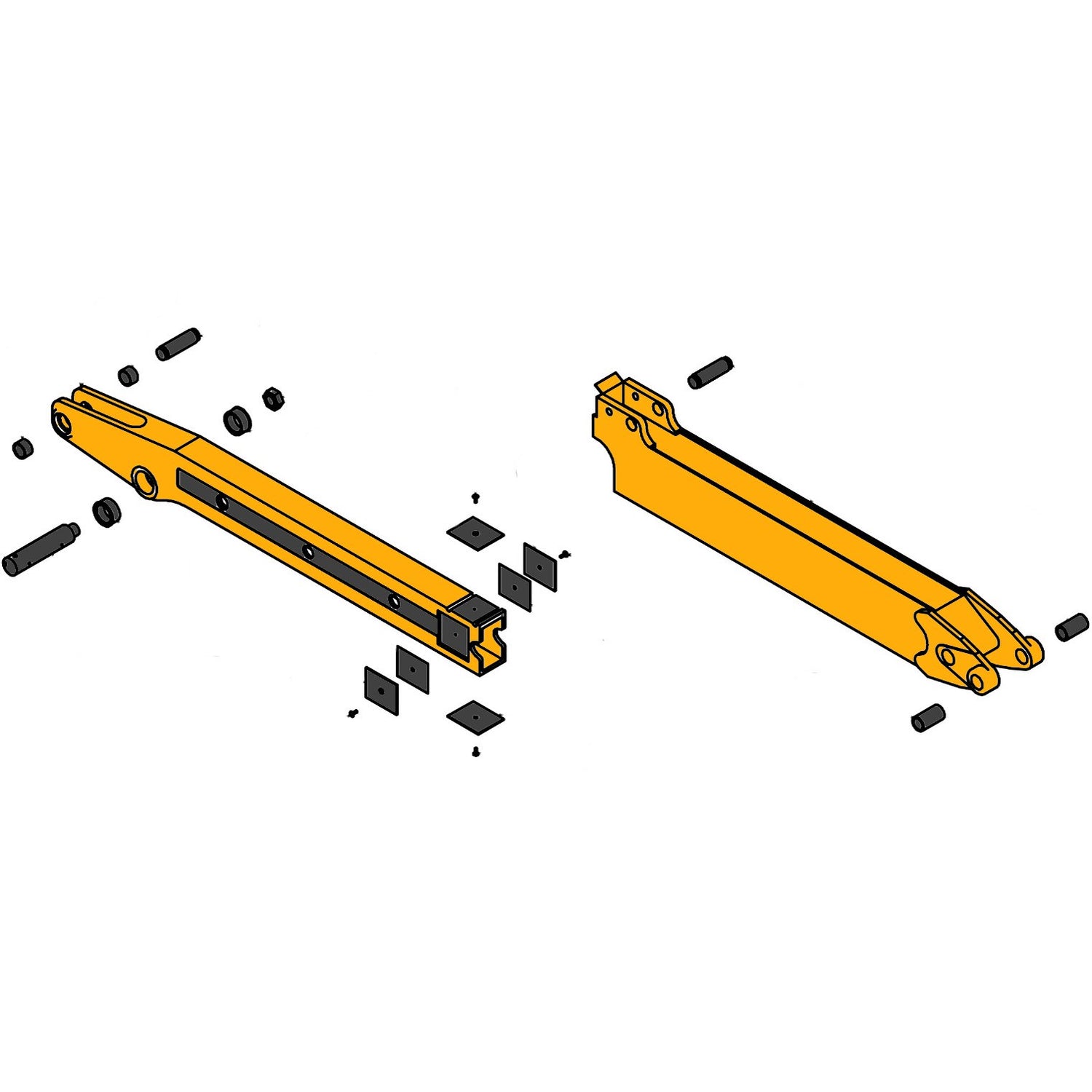 Case 580K & 580SK Extendable Dipper Parts HW Part Store