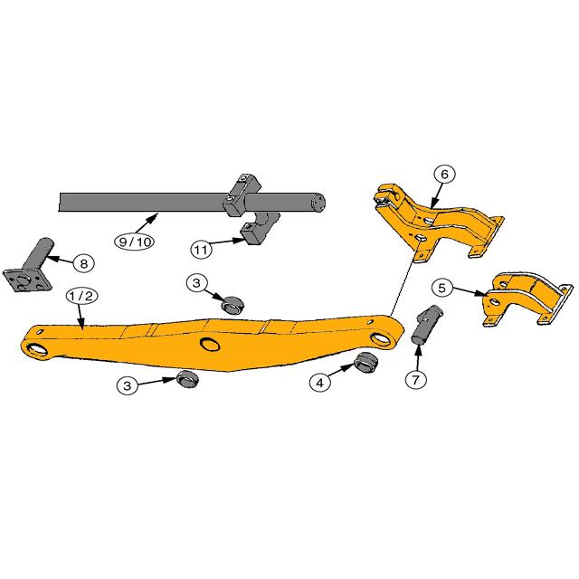 Case 1150C, 1150D, 1150E, 1150G, 1150H Suspension Parts | HW Part Store