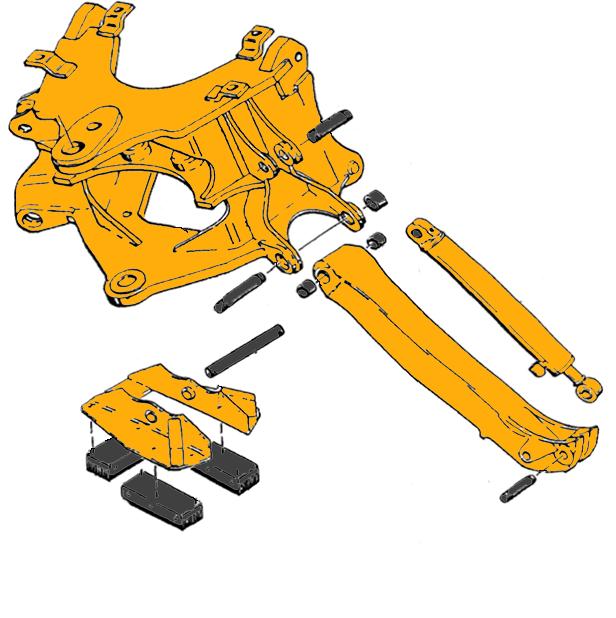 Case 590SL & 590SM Frame & Stabilizer Parts | HW Part Store