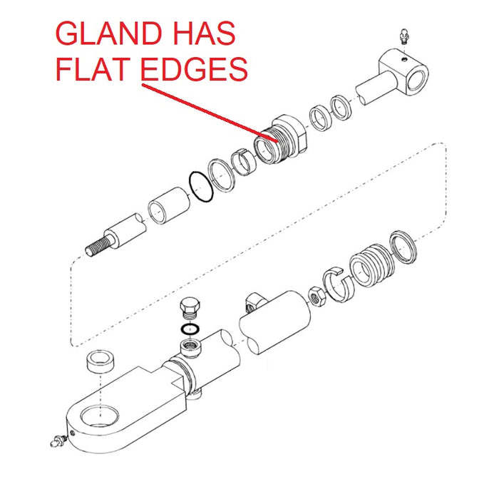 New Holland LX565 & LX665 Loader Lift Cylinder Seal Kit | HW Part Store