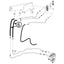 Bobcat S130 Hose - At Arm Pivot - In Auxiliary Circuit -