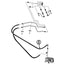 Bobcat 953 Hose -At Arm Pivot - In Auxiliary Circuit -