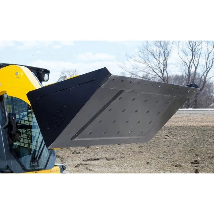 Berlon Heavy Duty Extended Lip Skid Steer Bucket | HW Part Store