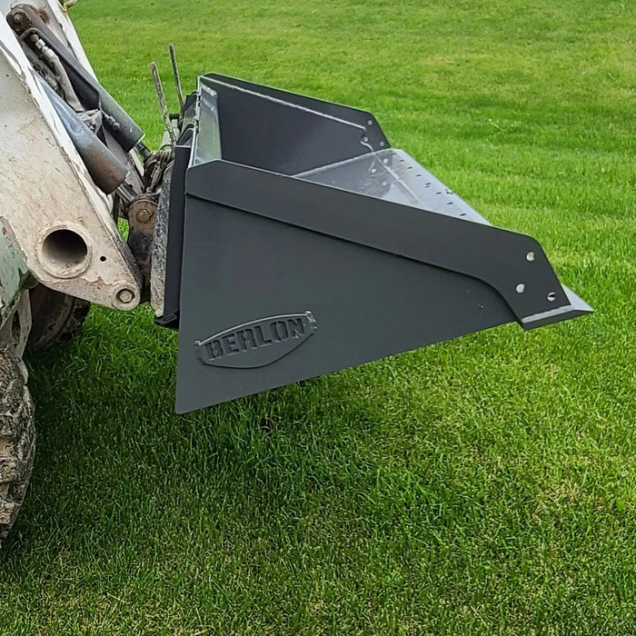 Berlon Low Profile Extended Lip Skid Steer Bucket | HW Part Store