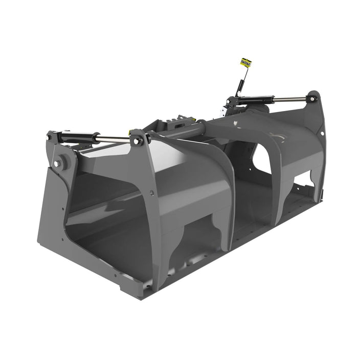 Berlon Extended Lip Skid Steer Grapple Bucket | HW Part Store