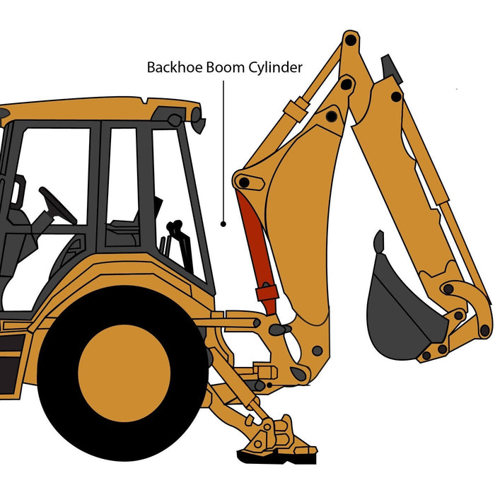 Case 590SLE & 590SLP Backhoe Boom Cylinder Seal Kit | HW Part Store