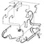 Bobcat 450 & 453 Hose - At Pivot to Tilt Cylinders -