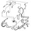 Bobcat 450 & 453 Hose - to Loader Lift Cylinders -