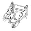 Bobcat 600, 610, & 611 Hose - to Loader Lift Cylinders - Bore End -