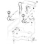 Bobcat 753, 753C, 753F, & 753G Hose - to Loader Lift Cylinders - Rod End -