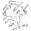 Bobcat 863, 863C, 863F, 863G, & 864 Hose - to Loader Lift Cylinders - Rod Ends -
