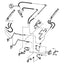Bobcat 863, 863C, 863F, 863G, & 864 Hose - to Loader Bucket Tilt Cylinder - Bore End -