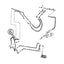 Bobcat 980 Hose - At Arm Pivot - in Auxiliary Circuit -