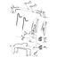 Bobcat S205 Hose - to L/H Loader Lift Cylinder - Bore End -