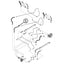 Bobcat S450 Hose - At Arm Pivot - In Loader Tilt Circuit - Rod End -