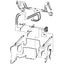 Bobcat T250 Hose - to Loader Bucket Tilt Cylinders - Bore Ends -