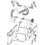 Bobcat T250 Hose - to Loader Lift Cylinders - Bore Ends -
