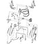 Bobcat T300 & T320 Hose - to Loader Lift Cylinders - Bore Ends -
