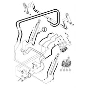 Bobcat T870 Hose - to L/H Loader Lift Cylinder - Rod End - #1 | HW Part Store