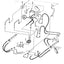 Bobcat 463 & 463F Hose - to Bucket Positioning Valve -