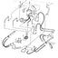Bobcat 463 & 463F Hose - to Bucket Positioning Valve -