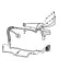 Bobcat 641, 642, 643, & 645 Hose - At Pivot to Auxiliary Circuit -