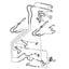 Bobcat 653 Hose - to Loader Bucket Tilt Cylinder - Bore End -