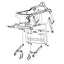 Bobcat 974 & 975 Hose - to Loader Bucket Tilt Cylinders -