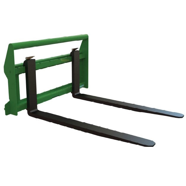 Rock Solid Class II John Deere Compact Tractor Pallet Forks | HW Part Store