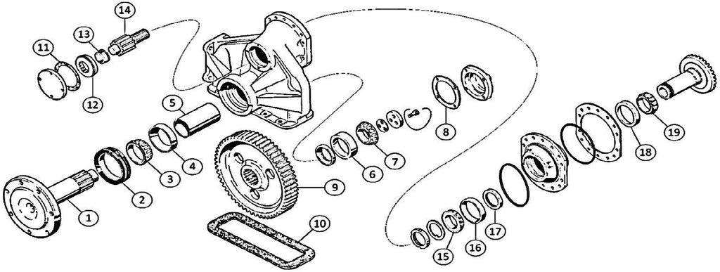 Case 450B & 455B Final Drive Parts