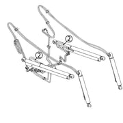 Case 465 Hose - to Loader Lift Cylinders - Bore Ends - #2 | HW Part Store