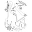 Case 580SK Hose - to Steering Cylinder - 40 | HW Part Store