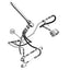 Case 580E Hose - Return to Tank, from Steering Control Valve -