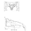 Cat 232 & 242 Hose - to Loader Bucket Tilt Cylinders -