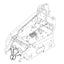 Cat 236B & 246B Hose - to Loader Bucket Tilt Cylinders -