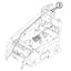 Cat 236B & 246B Hose - At Arm Pivot - in Loader Tilt Circuit -