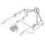 Cat 236B & 246B Hose - to Loader Lift Cylinders -
