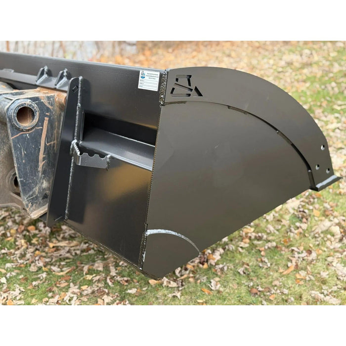 Rock Solid Heavy Duty Low Profile Utility Skid Steer Bucket | HW Part Store