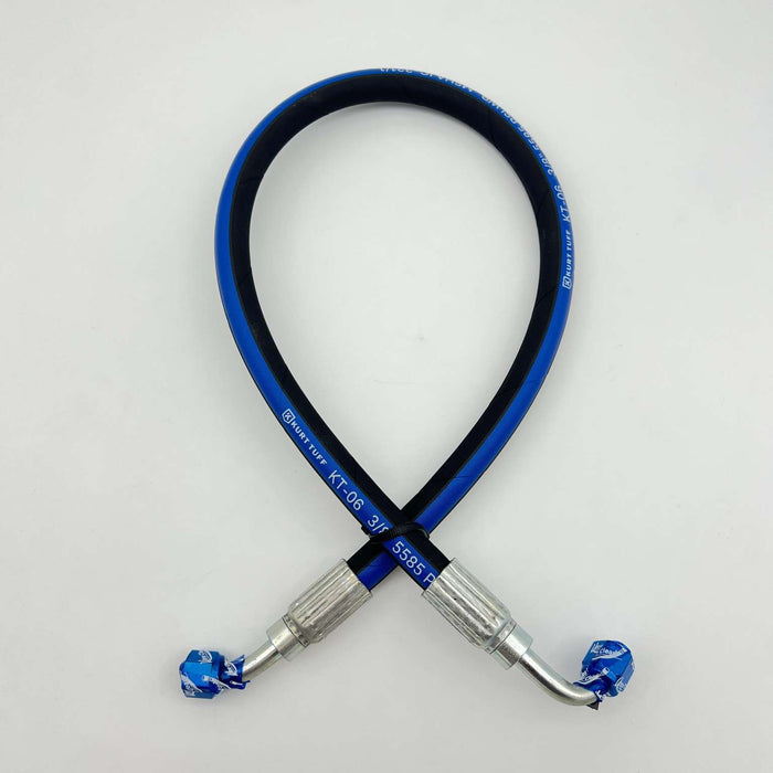 Case 580CK Hose - Valve to L/H Steering Cylinder -