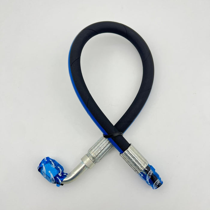 Case 70XT Hose - At Pivot - to Loader Tilt Cylinders - Bore Ends -