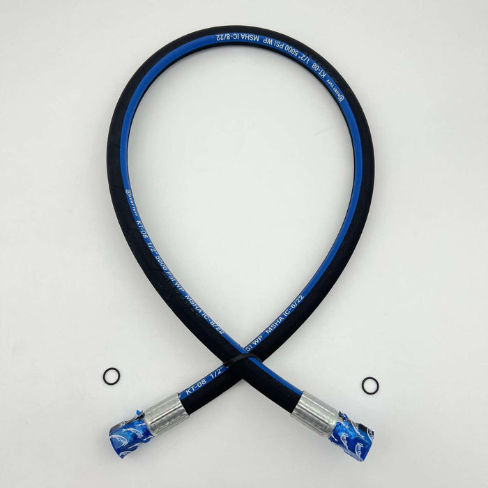 John Deere 300D & 310D Hose - to Bucket Cylinder - Bore End -