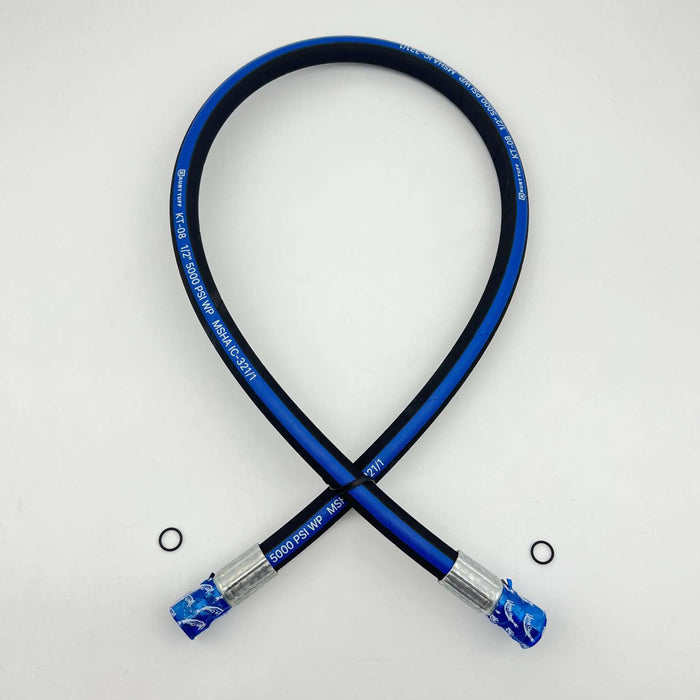 John Deere 300D & 310D Hose - from Valve to Lines for Bucket Cyl - s/n: 802200-Up -