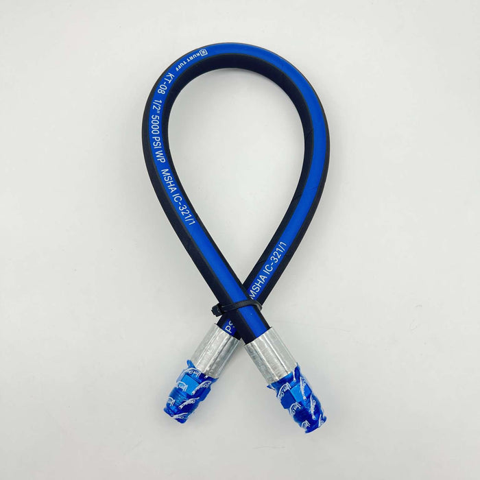 Case 580L Hose - At Arm Pivot - to Loader Clam Cylinders -