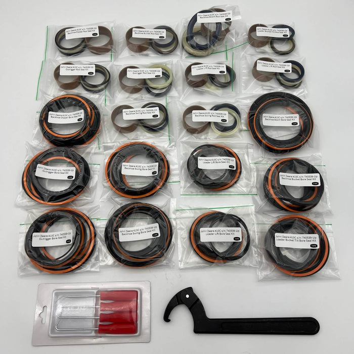 John Deere 410C s/n: 740539-Up Whole Machine Kit w/ Free Tool & O-Ring Pick Set | HW Part Store