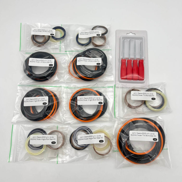 John Deere 650G s/n: Up to 822042 Whole Machine Kit w/ Free O-Ring Pick Set | HW Part Store