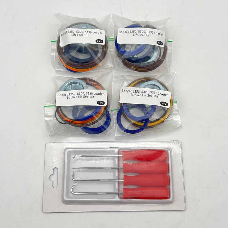 Bobcat Bobtach Handle Rebuild Kit Left Hand For S220 S250 S300 S330 A220 A300 7 thumbnail image