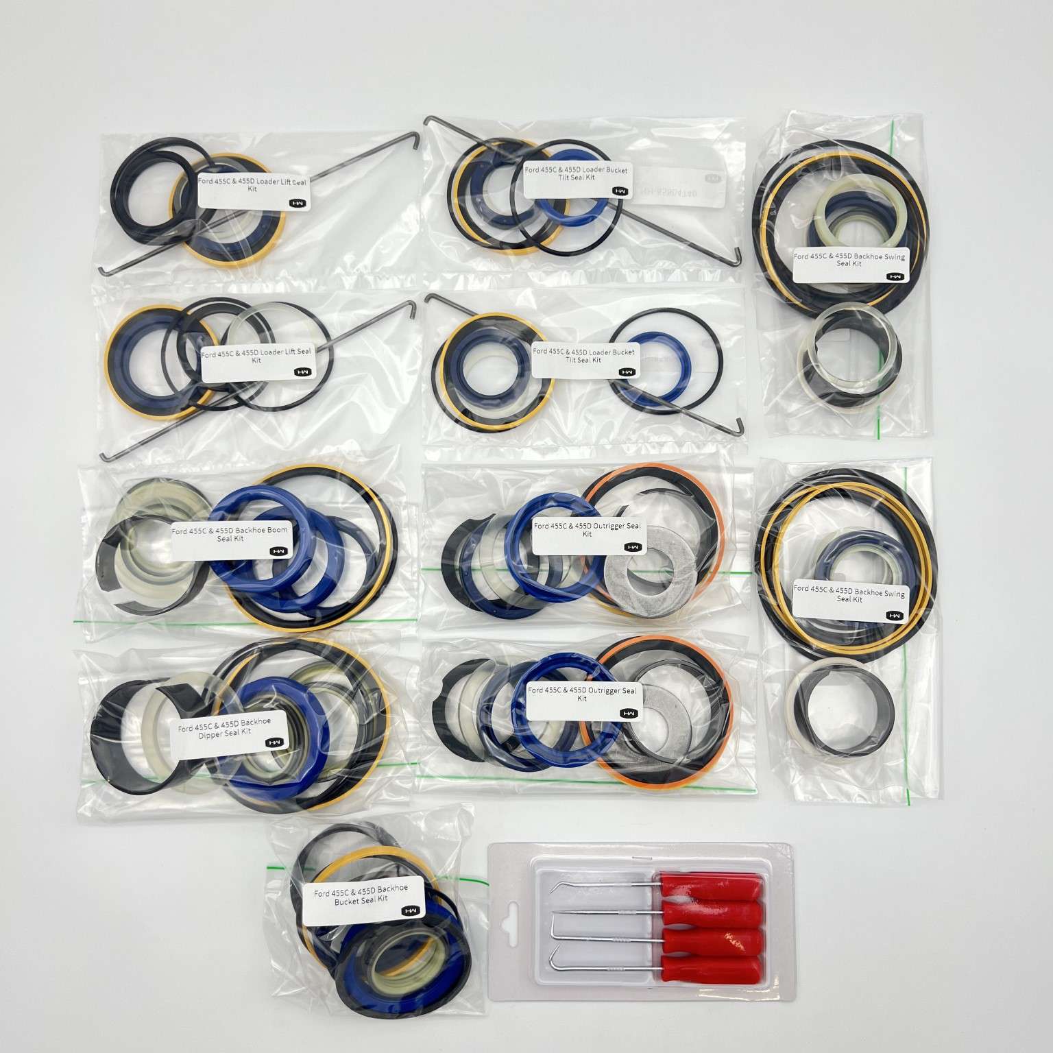 Ford 455C & 455D Backhoe Whole Machine Kit w/ Free Pick Set